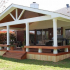 Výstavba letní kuchyně s verandou, terasa v letní chatě: možnosti